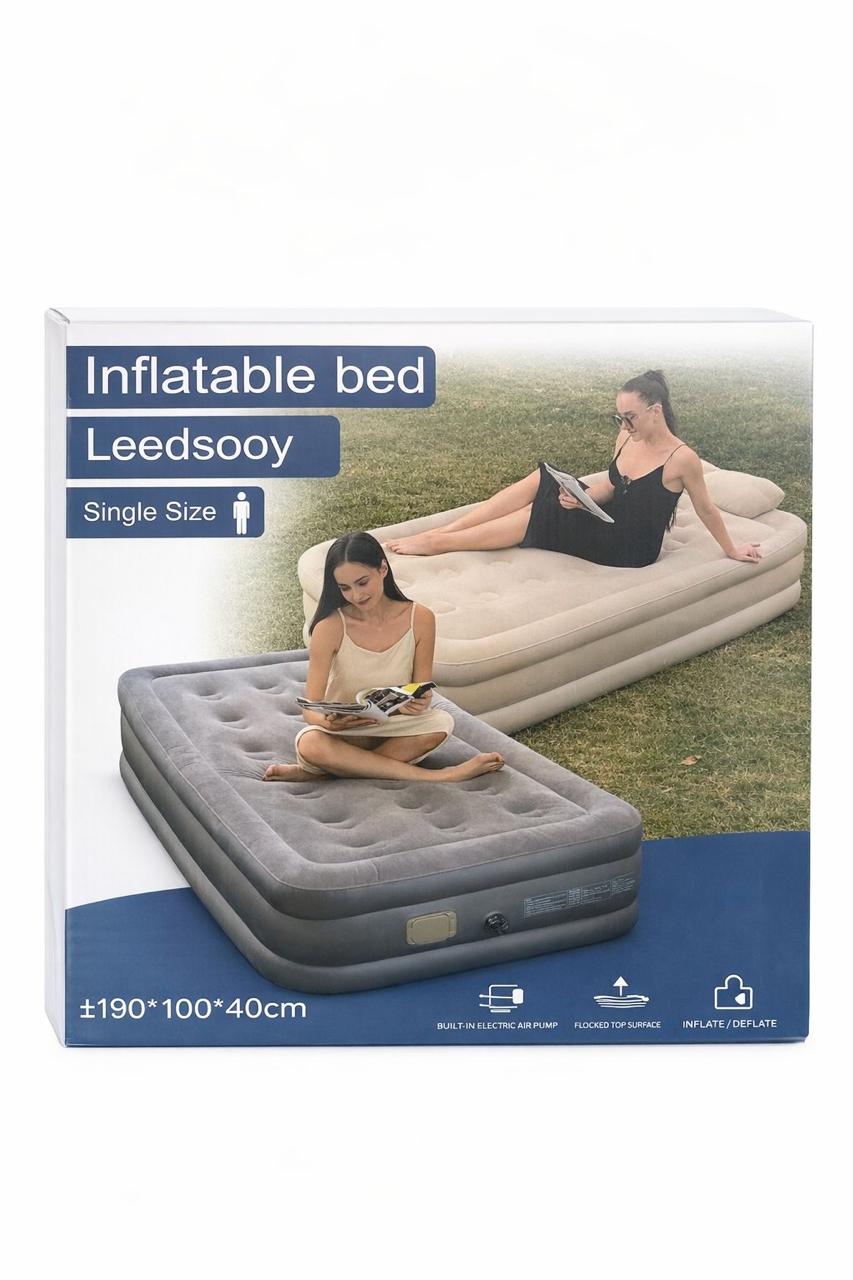 Premium Inflatable Air Bed Mattress with Built-in Pump – Heavy Duty, Comfortable & Travel Friendly