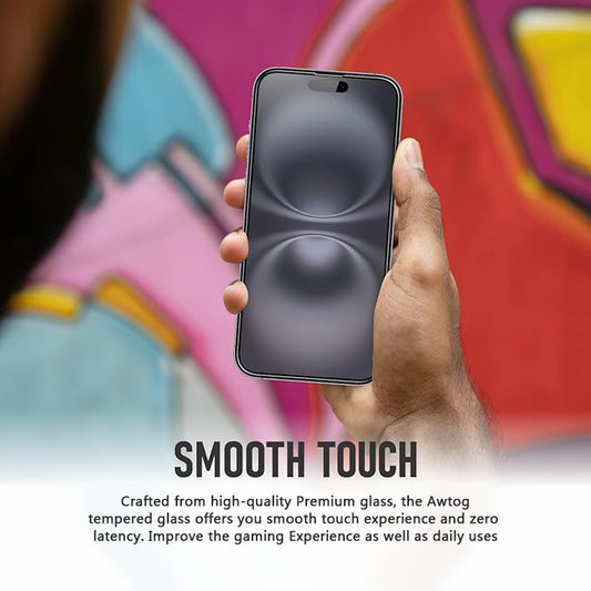 Awtog Tempered Glass Screen Protector with Magic Box | 9H Hardness | Easy Install