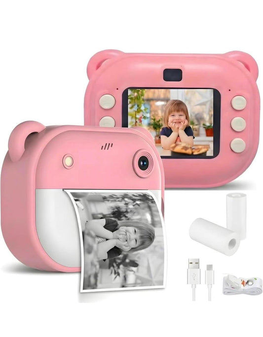 Kids Instant Print Camera with Thermal Printer | Rechargeable Toy Camera for Kids | Fun Photography & Creativity Toy