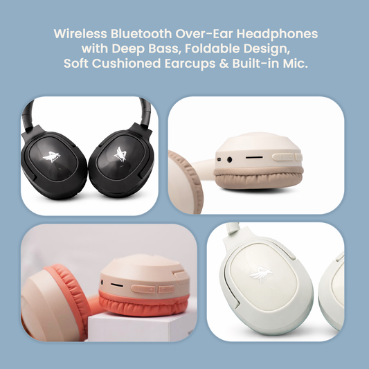 Awtog Signature Wireless Bluetooth Headphones | Enhanced Bass | Long Battery Life