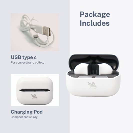 Awtog Groove Buds True Wireless Earbuds | Bluetooth V5.4 | Type-C Fast Charging